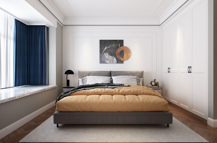 一字开门衣柜效果图